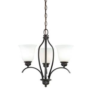 lot 9809 image: Vaxcel Lighting Darby H008490 Mini Chandelier