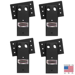 lot 9844 image: Summit Outdoor E1088 4 x 4 Compound Angle Elevator Brackets, Set of 4
