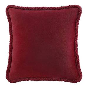 lot 9881 image: Cuddl Duds Plush Throw Pillow, Red, 18X18