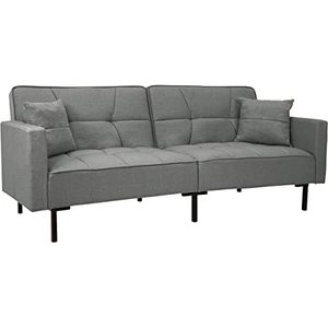 lot 9817 image: Gilman Futon Light Gray
