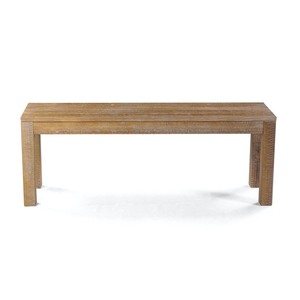 lot 9713 image: Grain Furniture Montauk 50 Bench Solid Driftwood