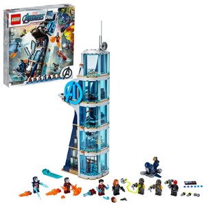 lot 9698 image: LEGO Marvel Avengers Avengers Tower Battle 76166 Building Toy New Kid Toy Gift