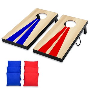 lot 9733 image: GoSports Portable Size Cornhole Game Set with 6 Bean Bags&nbsp