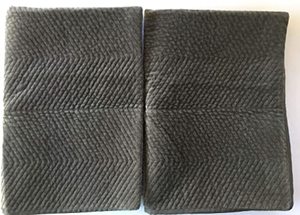 lot 9802 image: Restoration Hardware Velvet Chevron Stitch Sham King Indigo $139