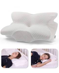 lot 676 image: Coisum Back Sleeper Cervical Pillow - Memory Foam Pillow for Neck and Shoulder