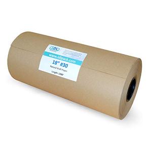 lot 1584 image: IDL Packaging - KRAFT18-30 Large Brown Kraft Paper Roll 18 inch x 1200 ft - Natural Kraft Wrapping Paper for Packing - Perfect Kraft Paper for Void Filling - Kraft Paper for Kids Art Projects