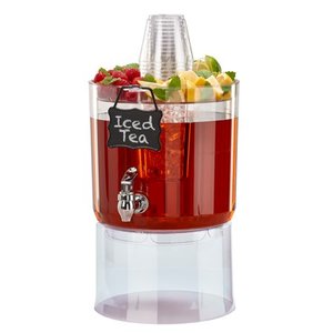 lot 1605 image: Buddeez Tritan 1.75 Gallon Party Clear Beverage Dispenser