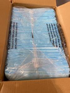 lot 1609 image: Amazon Brand - Solimo Super Absorbent Puppy Pads, Unscented, Large, 100 Count