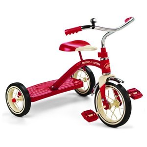 lot 1617 image: Radio Flyer, Classic Red 10 Tricycle, Rubber Tires