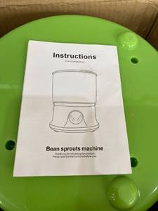 lot 1660 image: Bean Sprouts Machine