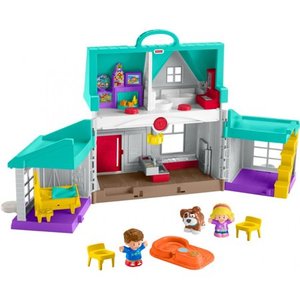 lot 1661 image: Fisher-Price Little People Big Helpers Home Interactive Play House Set