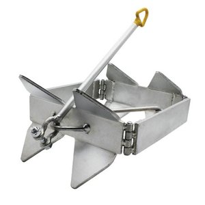 lot 1672 image: Extreme Max 3006.6652 BoatTector Zinc-Plated Cube Anchor (Box Style) - 19 lbs.