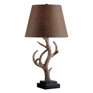 lot 1676 image: Kenroy Home Buckhorn Antler Table Lamp