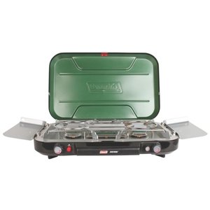 lot 1759 image: Coleman PerfectFlow 3 Burner Propane Camping Stoves with InstaStart