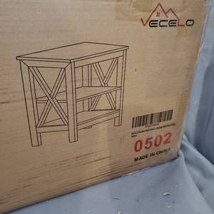 lot 1769 image: VECELO MODERN NIGHTSTAND WHITE 0502