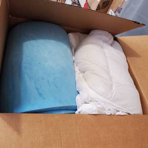 lot 1813 image: FOAM MATTRESS TOPPER WHITE FULL SIZE