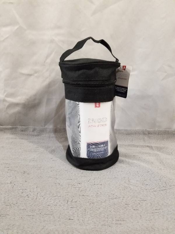 lot 50816 image: IZOD ATHLETICS 5PC MESH BATH SPONGE SET