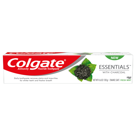 lot 90124 image: Colgate Charcoal Teeth Whitening Toothpaste, 4.6 oz
