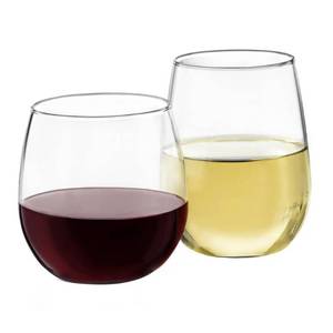 lot 1849 image: Libbey Stemless 12-piece Wine Glass Set