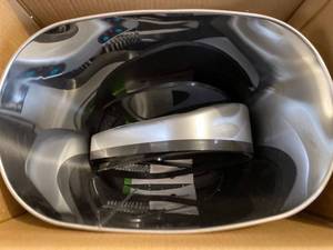 lot 1856 image: 13 Gallon Oval Stainless Steel Automatic Sensor Touchless Trash Can