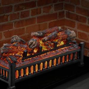 lot 20481 image: Pleasant Hearth Fireplace Electric Log Insert Unit