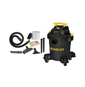 lot 20493 image: Stanley 6 Gallon 4 Peak HP Poly Wet Dry Vacuum SL18116P