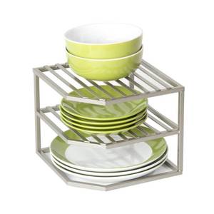 lot 20504 image: Seville Classics Corner Kitchen Cabinet Organizer