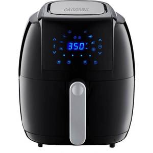 lot 20518 image: GoWISE USA 8-in-1 5.0 Qt. Black Electric Air Fryer with Recipe Book