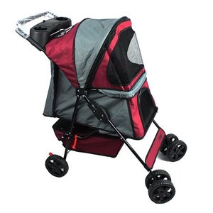 lot 20544 image: Jespet 4 Swivel Wheel Travel Pet Stroller