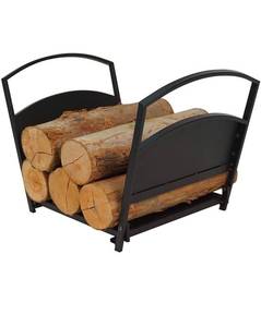 lot 68401 image: Fireplace Log Holder Folding, heavy duty steel.