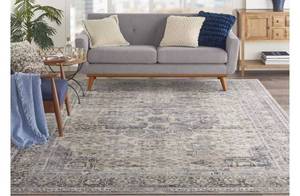 lot 68449 image: Nourison Quarry QUA07 Grey Area Rug 8��10x11��10��