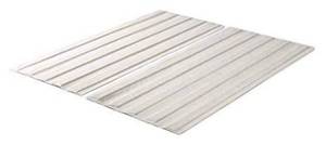 lot 68457 image: Zinus Annemarie Solid Wood Bed Support Slats  Fabric-Covered  Bunkie Board, Queen Open Box