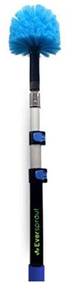 lot 68460 image: EVERSPROUT 5-to-13 Foot Cobweb Duster and Extension-Pole Combo (20 Foot Reach, Medium-Stiff Bristles), Hand-Packaged, Lightweight, 3-Stage Aluminum Pole, Indoor & Outdoor Use Brush Attachment Open Box