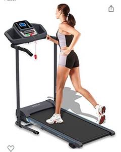 lot 68463 image: SereneLife Smart Electric Folding Treadmill 12 preset programs