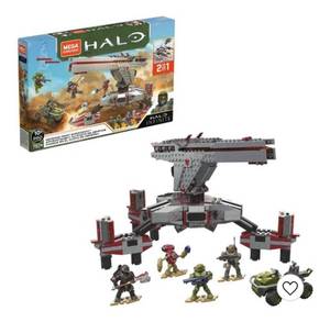 lot 68490 image: Mega Construx HALO Infinite Defense Point Showdown Construction Set Complete Set