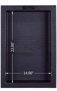 lot 68498 image: Uni-Green Ready Tile Shower Niche Shelf 17X25 Single Shelf and Built in Shower Shelf Insert for Bathroom Niche Storage, Water and Leak Proof Large Wall Niche Insert Open Box