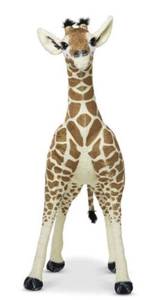 lot 66713 image: Melissa and Doug plush baby giraffe Open Box