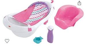 lot 66715 image: Fisher-Price 4-in-1 Sling n Seat Tub Open Box