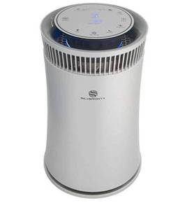 lot 66727 image: SilverOnyx Air Purifier for Home, H13 True HEPA Filter, Air Cleaner with UV Light, Air Quality Monitor, for Allergies and Pets, Dust, Quiet Odor Eliminator for Bedroom - Large Room 500 sq ft Silver Open Box