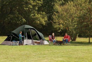 lot 66743 image: Ozark Trail W836 Altimate 8 Person Waterproof Modified Dome Tent Open Box