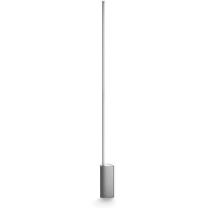 lot 66745 image: White and Color Ambiance Signe floor lamp - Aluminum Gray works tested Open Box