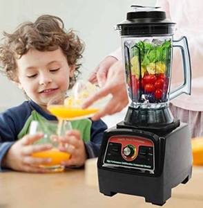 lot 66748 image: 3.9L 2800W Professional Kitchen System Commercial High Speed Blender,High Performance Ice Crusher-Juicer Food Smooth Ice Cream Maker Mixer,Commercial Blender Heavy Duty Food Processor,Black and Red Open Box