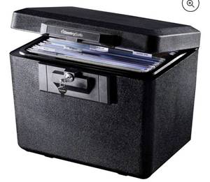 lot 66749 image: SentrySafe 1170 Fireproof Box with Key Lock 0.61 Cubic Feet (New Pack of 2), Fireproof box is UL Classified to endure 12 hour at 1550°F to protect.., By Visit the SentrySafe Store Open Box