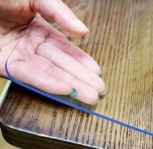 lot 66757 image: LovePads 1.5mm Thick 30 x 48 Inches Clear Table Cover Protector, Desk Cover Plastic Table Protector Clear Table Pad Tablecloth Protector, Clear Desk Pad Mat for Coffee Table, Writing Desk Open Box