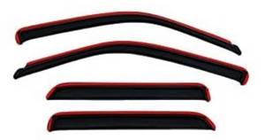 lot 66776 image: Auto Ventshade AVS 194109 In-Channel Ventvisor Side Window Deflector, 4-Piece Set for 2009-2018 Dodge 1500 Crew Cab, 2010-2020 Ram 2500 & 3500 wCrew & Mega Cab 2019 Ram 1500 Classic Crew Cab Open Box