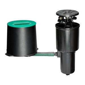 lot 10147 image: Rain Bird In-Ground Impact Sprinkler with Click-N-Go Hose Connect