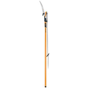 lot 10223 image: Fiskars 7 - 14 Power-Lever Extendable Pole Saw & Pruner