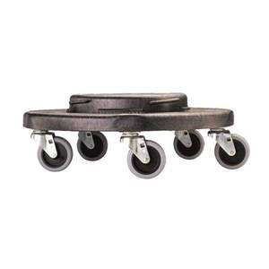 lot 10248 image: Rubbermaid Commercial Products Brute Twist OnOff Round Dolly, Black