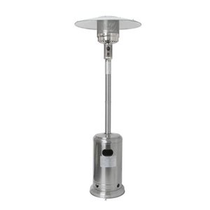lot 10256 image: Hampton Bay 48000 Btu Stainless Steel Patio Heater