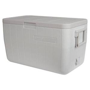 lot 10269 image: Coleman 48- Quart Performance 3-Day Hard Sided Marine Cooler, White